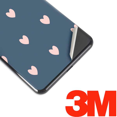 Blue and Pink Hearts Google Pixel 3 XL Skin